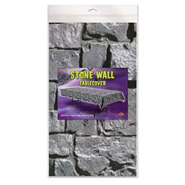 Beistle Stone Wall Tablecover