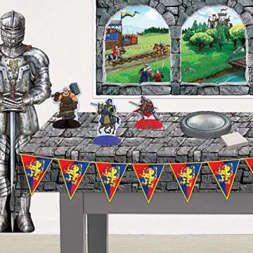 Beistle Stone Wall Tablecover