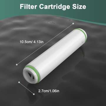 Pweran Shower Filtered Shower Head for Soft Water Experience