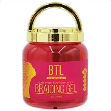BTL Braiding Gel - Extreme Hold, Level 5 for Long-lasting Styles