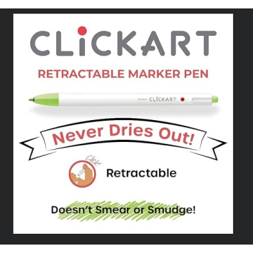 Zebra Pen Click Art Retractable Marker Pen - 12 Pack