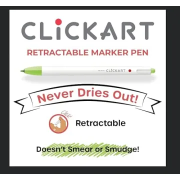 Zebra Pen Click Art Retractable Marker Pen - 12 Pack