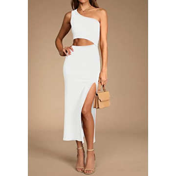 Pink Queen Women's Sexy Cutout Bodycon Dress