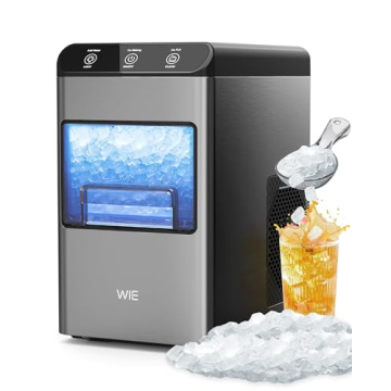 Nugget Ice Maker: 37lbs Daily, Chewable Ice, LED Light