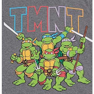 Teenage Mutant Ninja Turtles Toddler Boys 3 Pack Graphic T-Shirts Multicolored 3T
