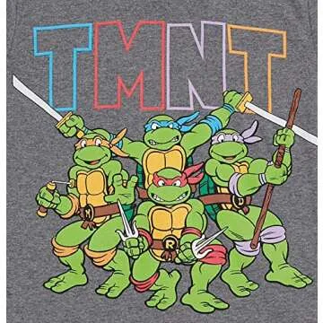 Teenage Mutant Ninja Turtles Toddler Boys 3 Pack Graphic T-Shirts Multicolored 3T