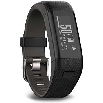 Garmin vívosmart HR+ Regular Fit Activity Tracker - Black