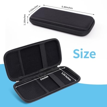 Durable Hard Pencil Case for Adults | iDream365 Black Case