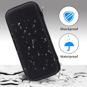 Durable Hard Pencil Case for Adults | iDream365 Black Case