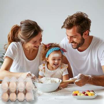 ZHIGLMYD 100 Pack Egg Cartons Cheap Bulk,12 Count,Reusable Clear Plastic Egg Carton, Crate for Home Ranch Farm Commercial Market Display.