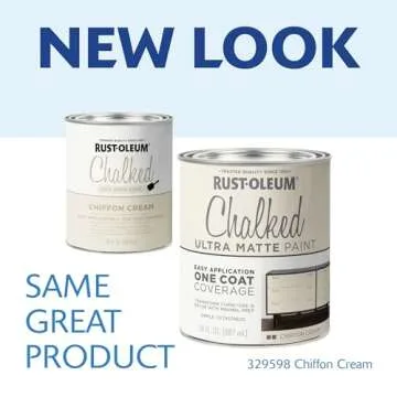 Revitalize Your Space with Rust-Oleum Ultra Matte Chalked Paint - Chiffon Cream 30 Oz