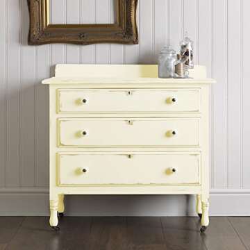 Rust-Oleum 329598 Ultra Matte Interior Chalked Paint 30 oz, Chiffon Cream, 30 Fl Oz