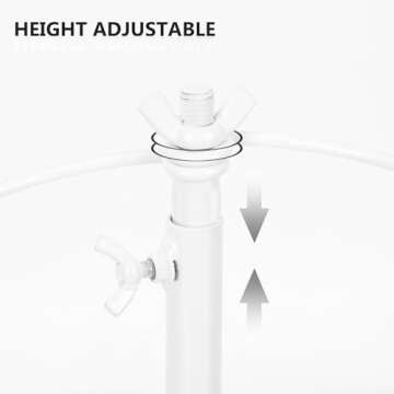 BESTOYARD 9 Inches Flower Display Stand Adjustable Rose Shelf Desktop Bouquet Fixator Flowers Bouquets Flower Stand for Wedding Floral Supplies Metal Bouquet Riser Desktop Support