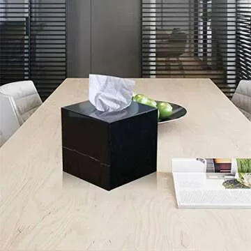 Elegant StonePlus Marble Tissue Holder for All Spaces
