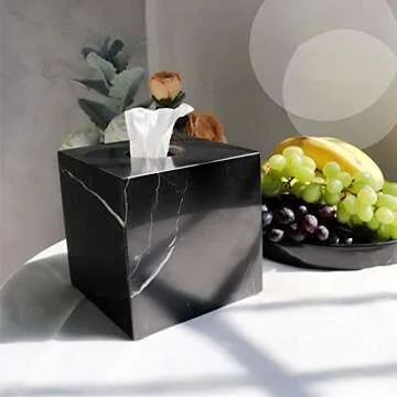 Elegant StonePlus Marble Tissue Holder for All Spaces