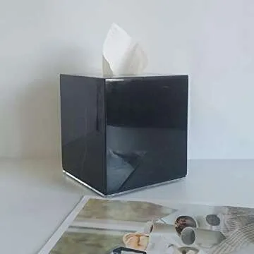 Elegant StonePlus Marble Tissue Holder for All Spaces