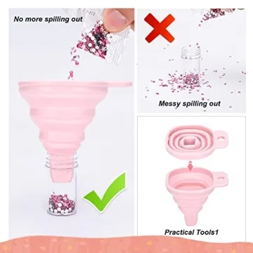 Admaiora 60 Slots Diamond Painting Storage Kit with Tools