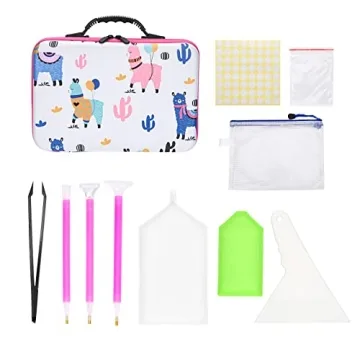 Admaiora 60 Slots Diamond Painting Storage Kit with Tools