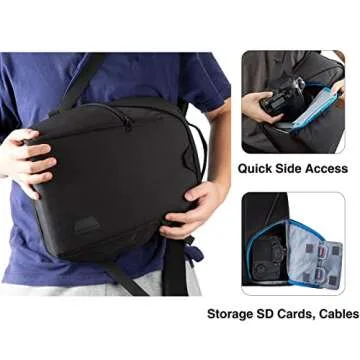 BAGSMART Camera Bag Backpack for DSLR with Laptop Compartment