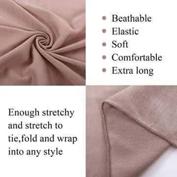 12 Pieces Head Wrap Scarf Stretch Jersey Turban Extra Long Ultra Soft Urban Headwraps for Women Solid Color African Headwear Headband Tie Wholesale Set02