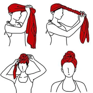 12 Pieces Head Wrap Scarf Stretch Jersey Turban Extra Long Ultra Soft Urban Headwraps for Women Solid Color African Headwear Headband Tie Wholesale Set02