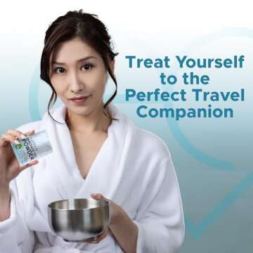 Platinum Nuru Massage Gel Powder Bowl Set | 10 x Massage Powder 5g Sachet | 1 x 16 fl oz Bowl