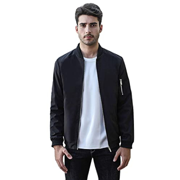 sandbank Slim Fit Lightweight Bomber Jacket for All Occasions