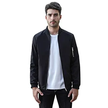 sandbank Slim Fit Lightweight Bomber Jacket for All Occasions