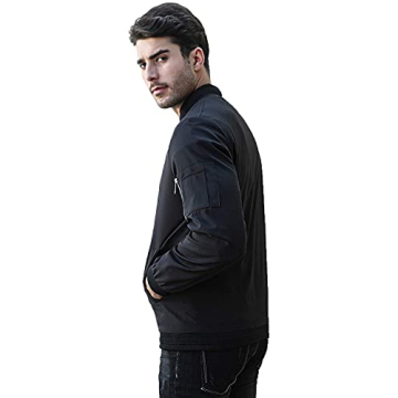 sandbank Slim Fit Lightweight Bomber Jacket for All Occasions