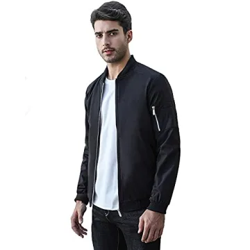 sandbank Slim Fit Lightweight Bomber Jacket for All Occasions