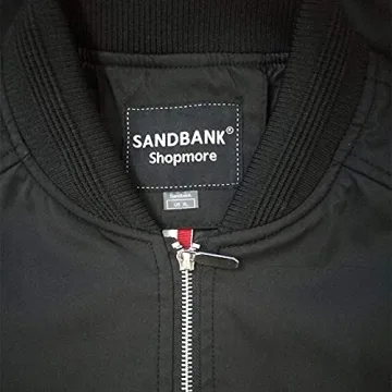 sandbank Slim Fit Lightweight Bomber Jacket for All Occasions