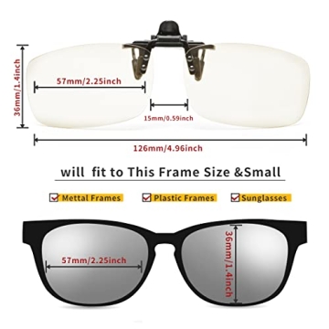 Clip-On Reading Glasses for Blue Light Blocking Comfort