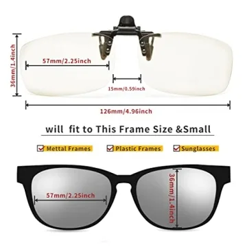 Clip-On Reading Glasses for Blue Light Blocking Comfort