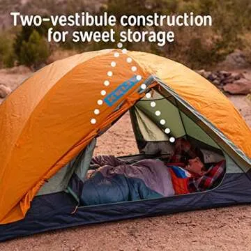 Kelty Wireless - Freestanding Camping Tent - 6 Person