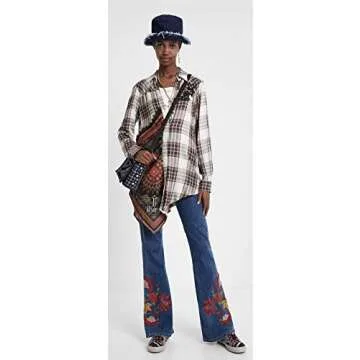 Desigual Women's Shirt CAM Crudo Beige for Fashion Lovers