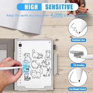 Titanium Alloy Replacement Pencil Nibs for Samsung Tablets