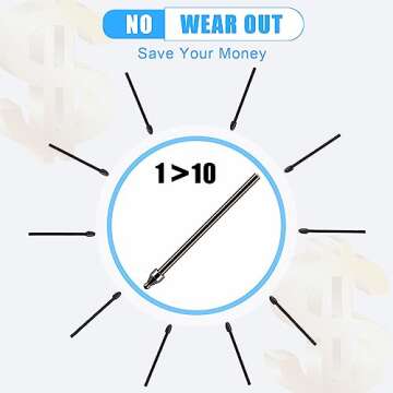 Titanium Alloy Replacement Pencil Nibs for Samsung Tablets
