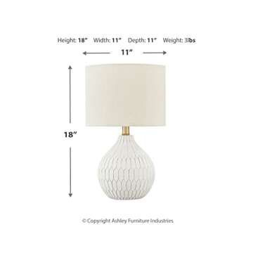 Wardmont 18" Ceramic Table Lamp - Elegant & Stylish Lighting