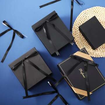 Riceshoot 50 Pcs Twist Tie Bows for Decorating Gifts