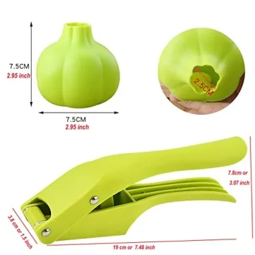 Efficient 2 in 1 Garlic Press & Peeler for Your Kitchen