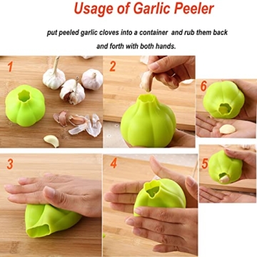 Efficient 2 in 1 Garlic Press & Peeler for Your Kitchen