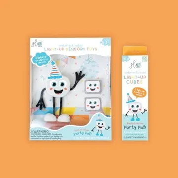Glo Pals Party Pal Light-Up Bath Toy for Sensory Fun