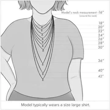 Stylish Chunky Gold Necklace for Women 18K Gold Plated