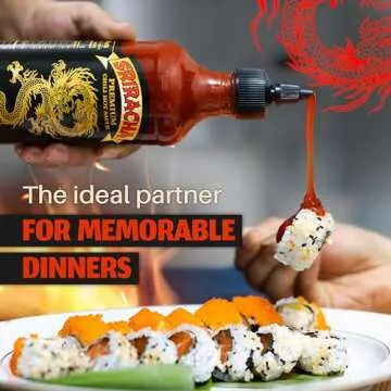 Underwood Ranches Limited Edition Dragon Sriracha Sauce - Hot Sauce, Perfect for Spicing Up Any Dish! - Made from Red Jalapeno Peppers That Started the Sriracha Movement, 17 oz - 1 Pack