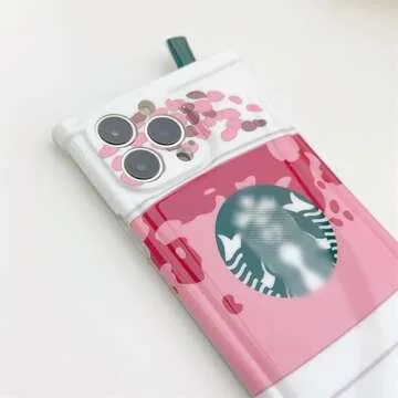 YOUWUMA for iPhone 13 Pro Max Case Cute Soft Shockproof 3D Cartoon Funny Unique Kawaii Milk Coffee Tea Cup Phone Protective Phone Cover for Women Girls (Pink)