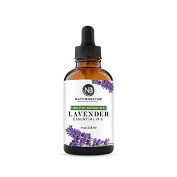 NaturoBliss Lavender Essential Oil Pure Natural 4 fl. Oz