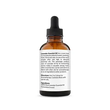 NaturoBliss Lavender Essential Oil Pure Natural 4 fl. Oz