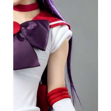 Cosfun Anime Cosplay Costume Dress Red Outfits Uniform for Halloween mp000570