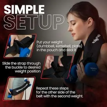 Hip Thrust Belt For Dumbbells Heavy, Kettlebells, Plates - Ultra-Durable Booty Belt for Hip Thrust - Hip Thrust Pad With Weight Support Pouches for Ultimate Stability and Comfort - Weight Lifting Belt