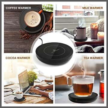 Coffee Mug Warmer with Auto Shut Off & 3 Settings